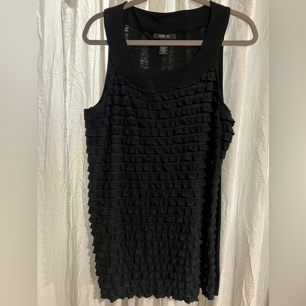 Black dress tank
